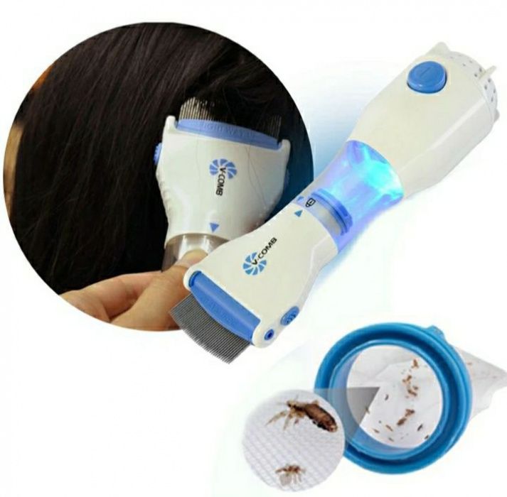 Доставка! Электрическая расческа для удаления вшей и гнид - V-COMB iu1