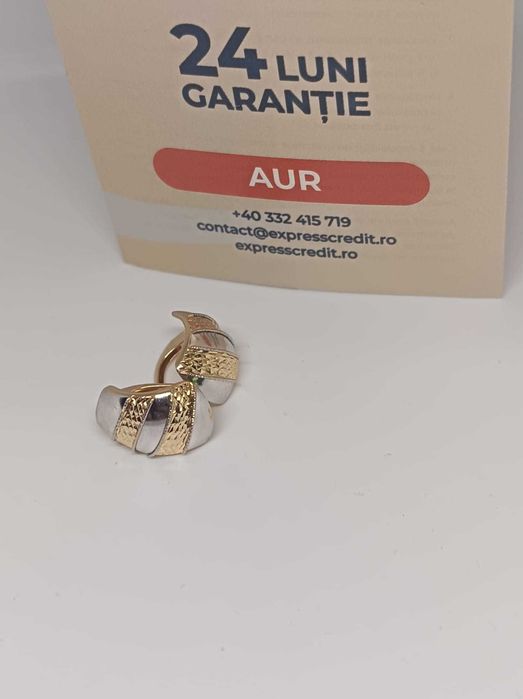 Cercei Aur 14K 3.02g (Ag4 Dacia B.52056.1) Garantie 2 ani