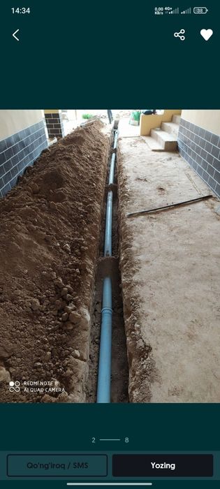 Urachi ura transhe padval basen tunel yomkus qaziymiz Toshkent boʻylab