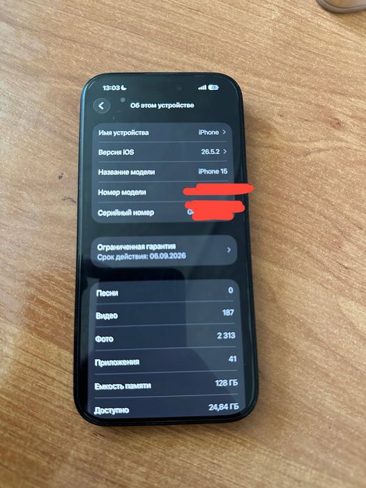 Iphone 15 128gb black