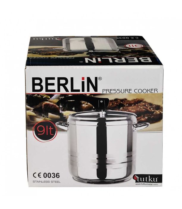 Oala sub Presiune Berlin 9 Litri Otel Inoxidabil Inox Noua Sigilata