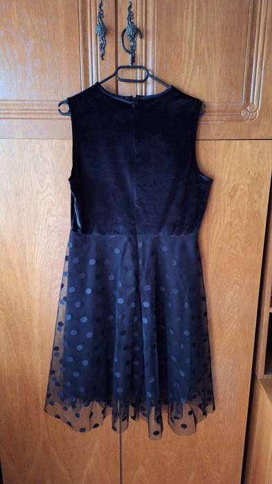 Rochie damă catifea fina si tulle