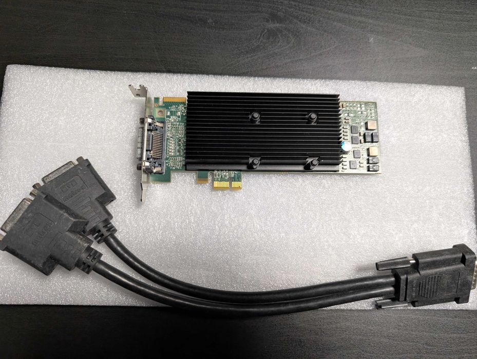 placa video pt server PCIE 1x Matrox M9120 Plus LP PCIe x1