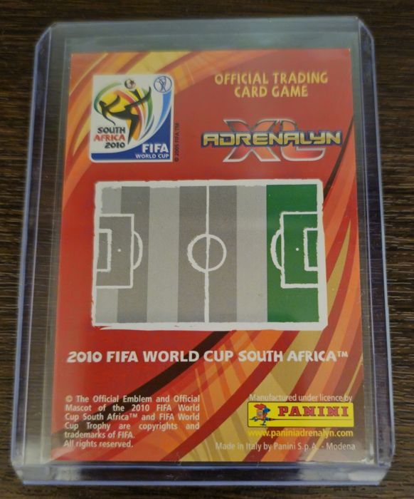 Cartonaș Lionel Messi l. Cupa Mondială 2010.