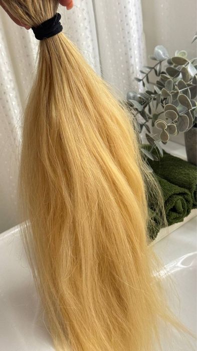 Волосы блонд капсулированные