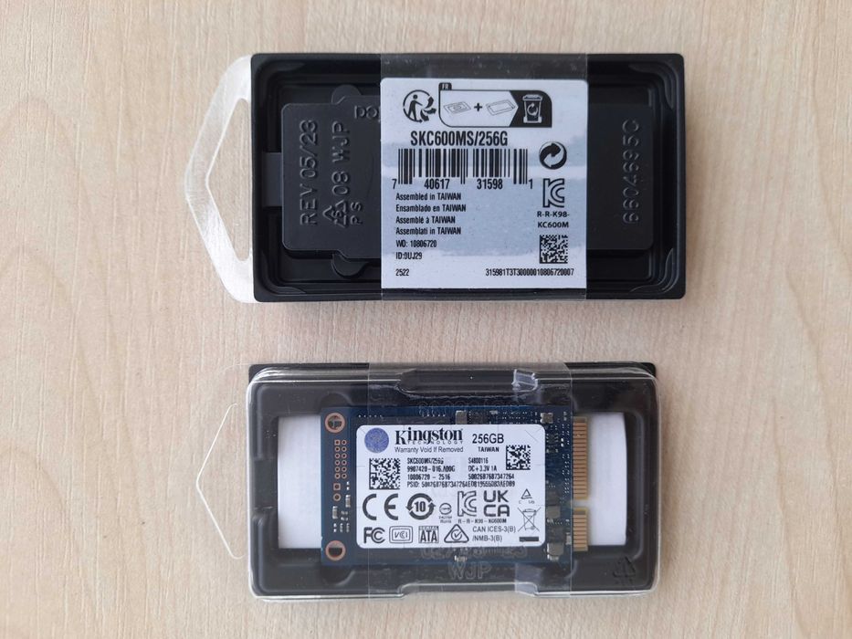 SSD mSATA Kingston SKC600MS/256G, 256 GB, SATA-III NOU, sigilat – 270 lei