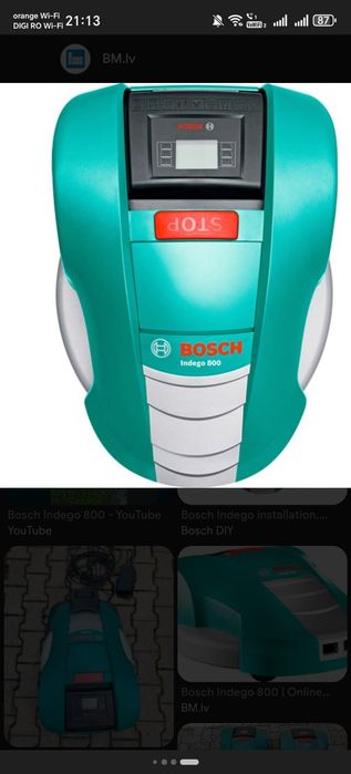 Bosch Robot tuna iarba