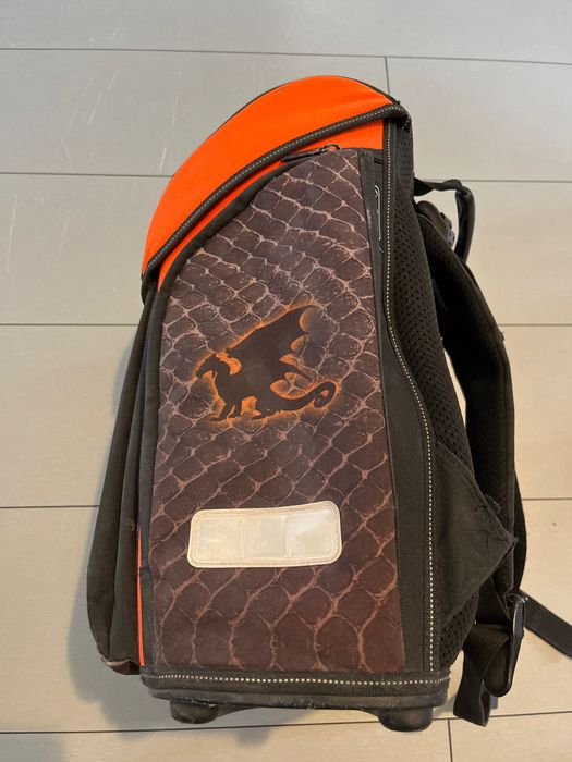Ghiozdan Herlitz, ergonomic, motiv midi dragon, 38 x 32 x 22 cm