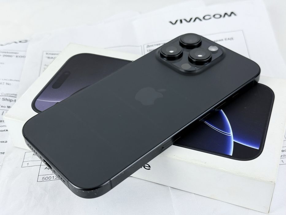 Apple iPhone 16 Pro 256GB Black Titanium 93% Батерия! 2г. Гаранция!