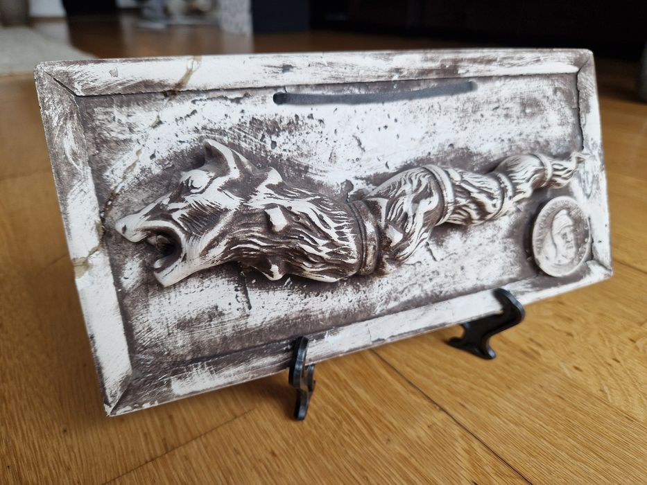 Lup dacic din ceramica produs handmade unicat