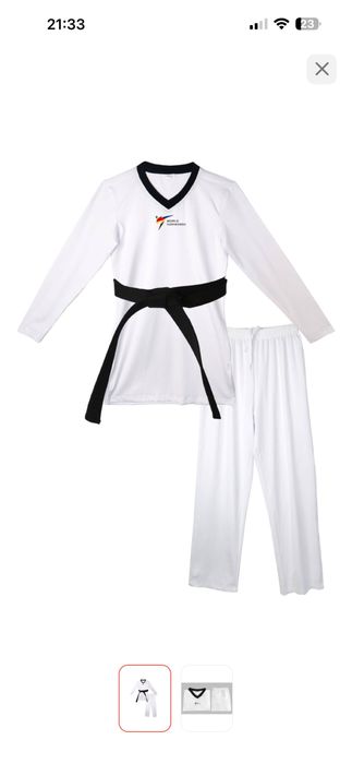 Новый Олимпийский добок таеквондо 160 размер