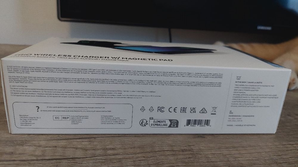 SATECHI - incarcator wireless pentru telefon, casti, smartwatch