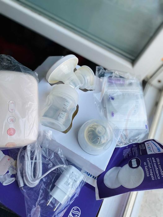 Pompă de sân electrică Philips Avent SCF395 – Ca nouă, pachet complet