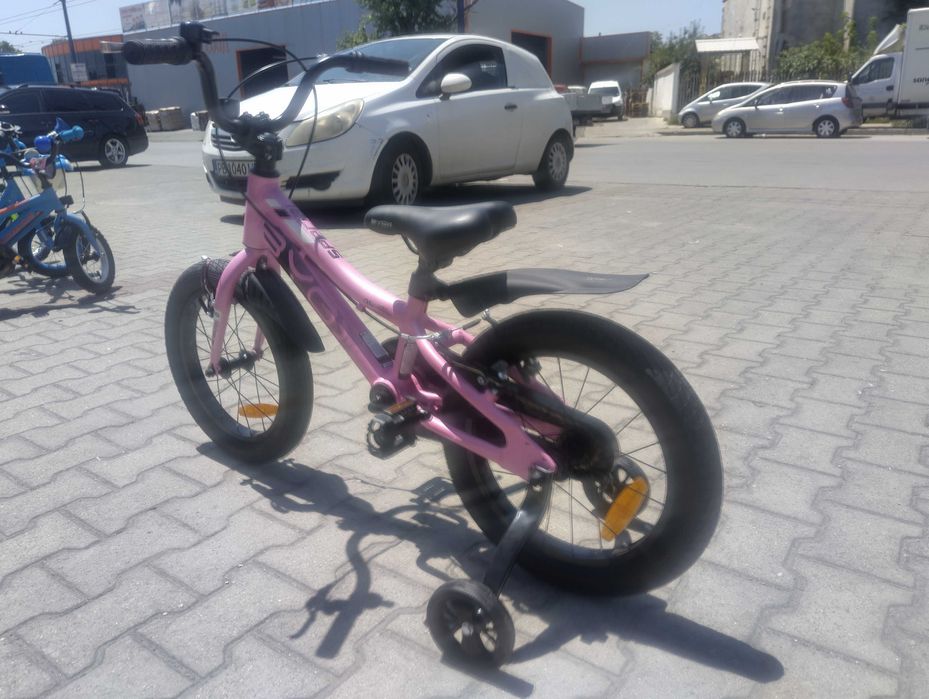 X Детски алуминиев велосипед 16" SPECIAL розов