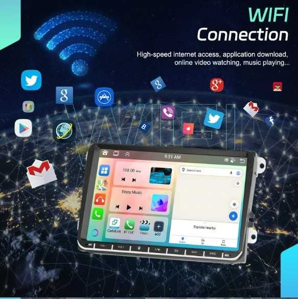 Navigatie dedicata VW Passat B6 B7 2005 - 2015