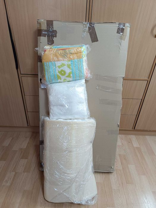 Детско легло /сглобяемо Икеа/+детско столче/ИКЕА/