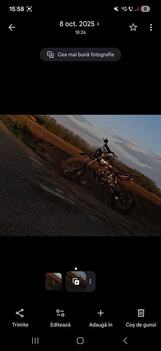 Motocross kxd 125cc ,are benzină in el , e aproape nou