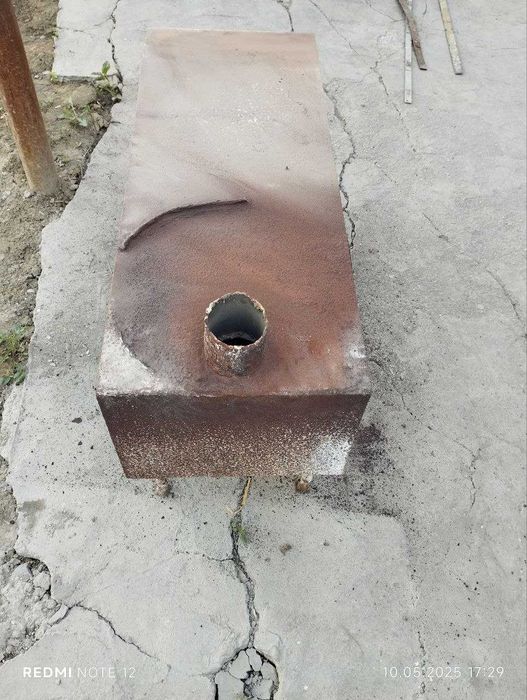 Печка газовая металлическая