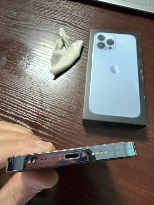 Iphone 13 Pro Max 128GB Sierra Blue, 87% батерия !!ПЕРФЕКТЕН!!