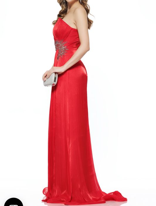 Rochie de nașă lunga cu trenă