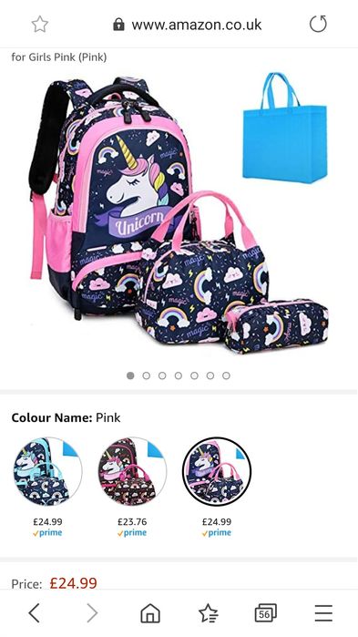 Ученическа раница Еднорог