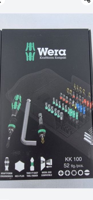 Set profesional WERA KK 100/52 pcs