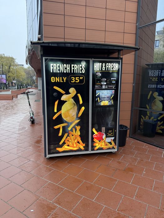 Вендинг за пържени картофки Не са Китайски