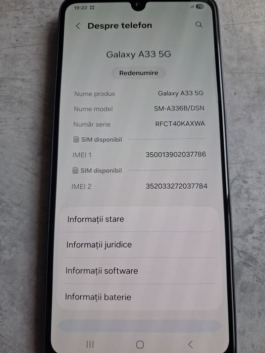 Vand Samsung A33 5G