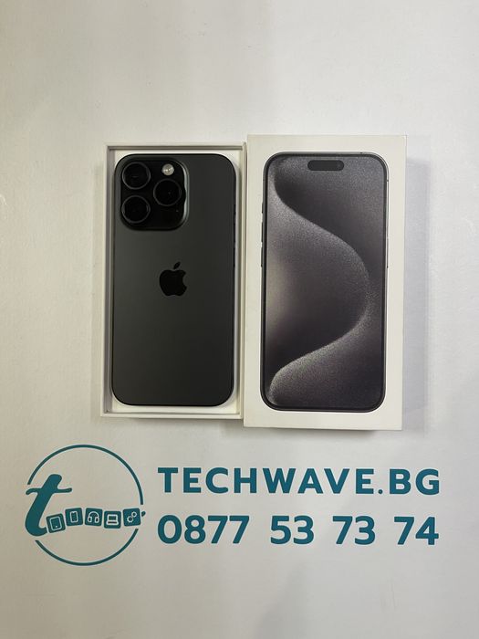Apple iPhone 15 Pro 256GB Black Titanium 90%
