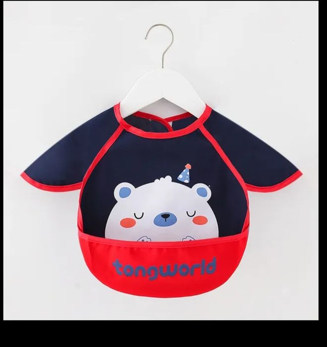 Детски лигавник/престилка за храна и рис