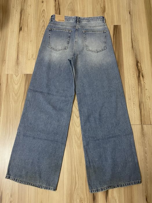 Дамски дънки от pull&bear wide leg mid rise
