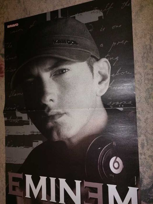 Poster Michael Jackson / Eminem pe verso