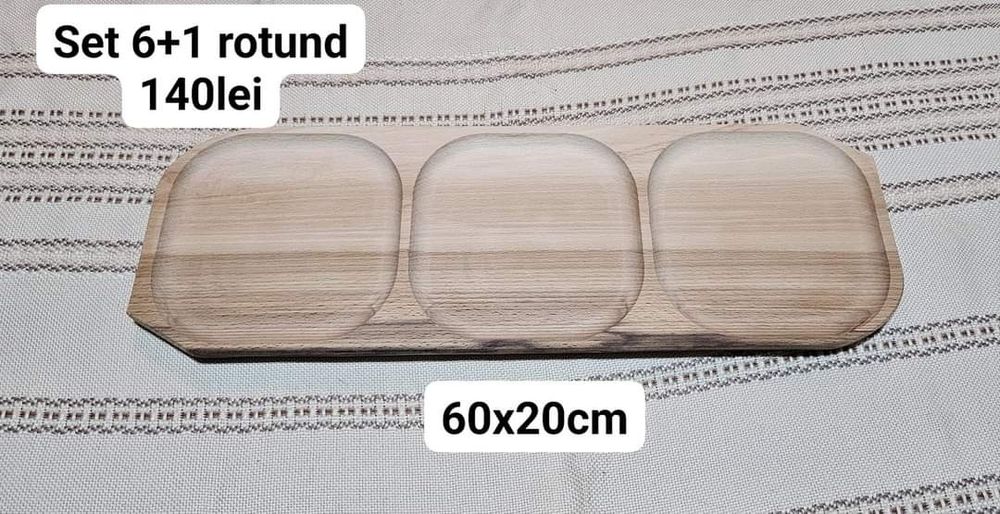 Set tava și farfurii 6+1