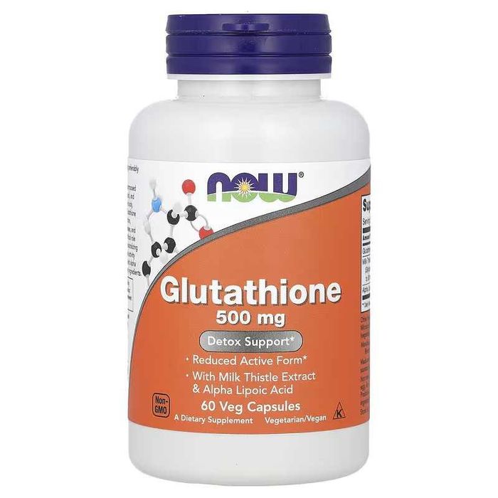 NOW Foods Glutathione глутатион 250 мг и 500 мг