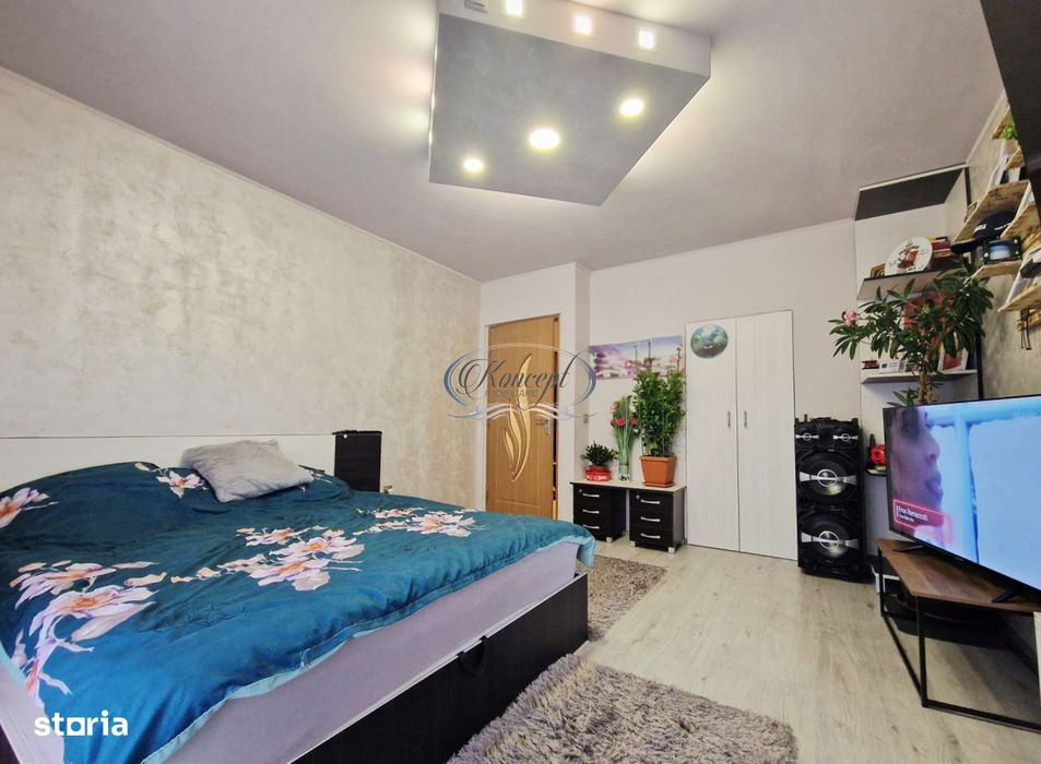 Apartament decomandat, 57 mp utili, Floresti