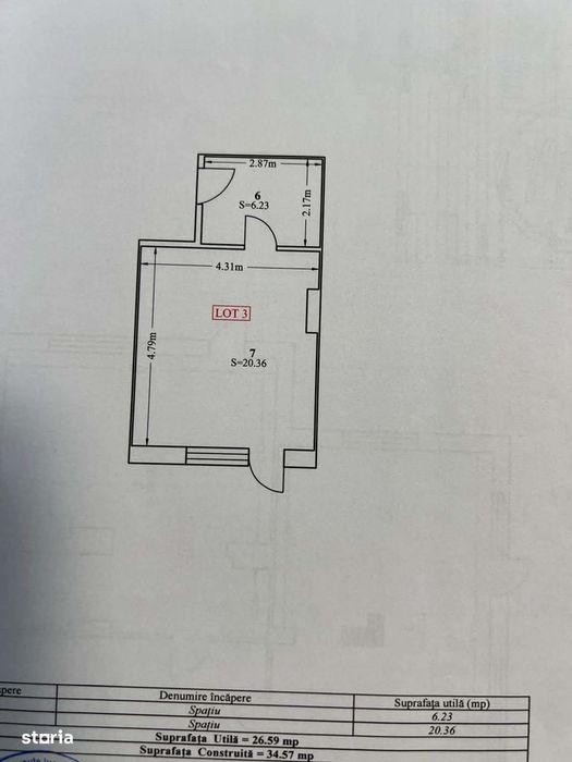 Spatiu comercial 34 mp Cucorani