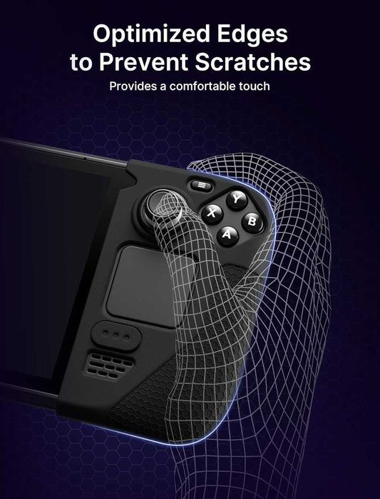 Силиконов калъф за защита на ръкохватката за Steam Deck - Комплект GripSkin & GripArmor