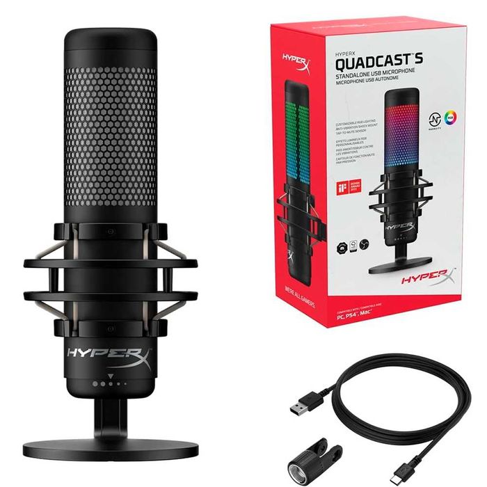 Hyper X quadcast s микрофон для стрима