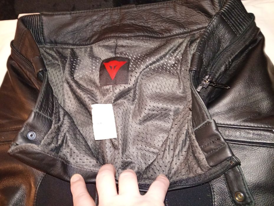 Pantaloni Moto Piele Dainese (86 cm Talia)