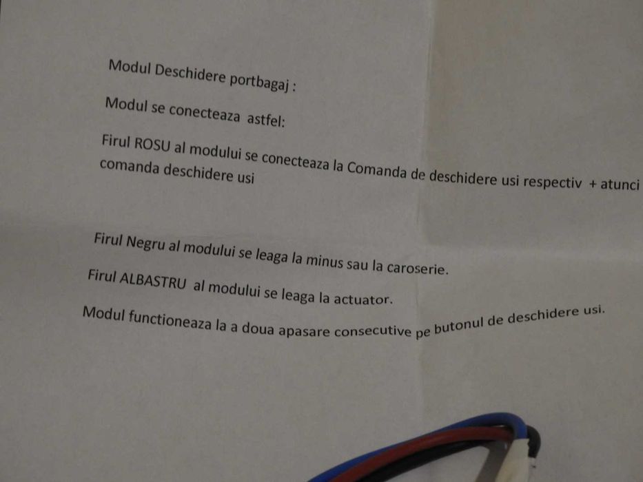 Modul portbagaj Logan 2