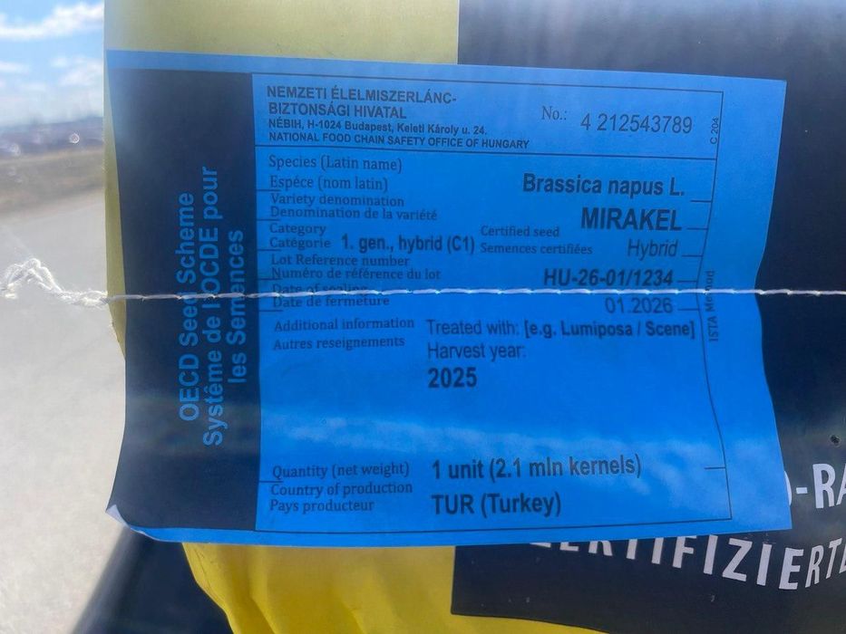 Продам семена рапса