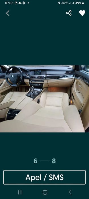 BMW  520 Seria  5 ,f10 Automat  ,Înmatriculat