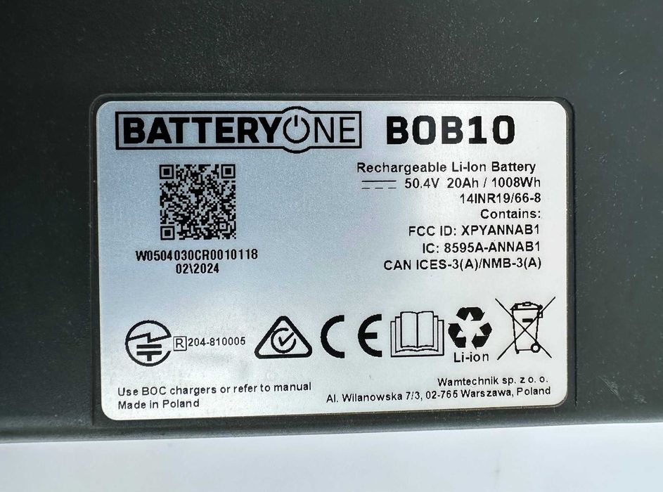 WACKER NEUSON BOB10 1008Wh - Мощна батерия 50.4V 20Ah 2024г.