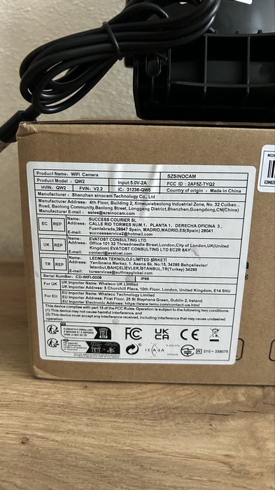 Камера SZSINOCAM WiFi Smart Camera