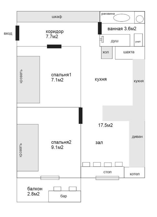 Своя квартира с евроремонтом и кадастром 2/8/9