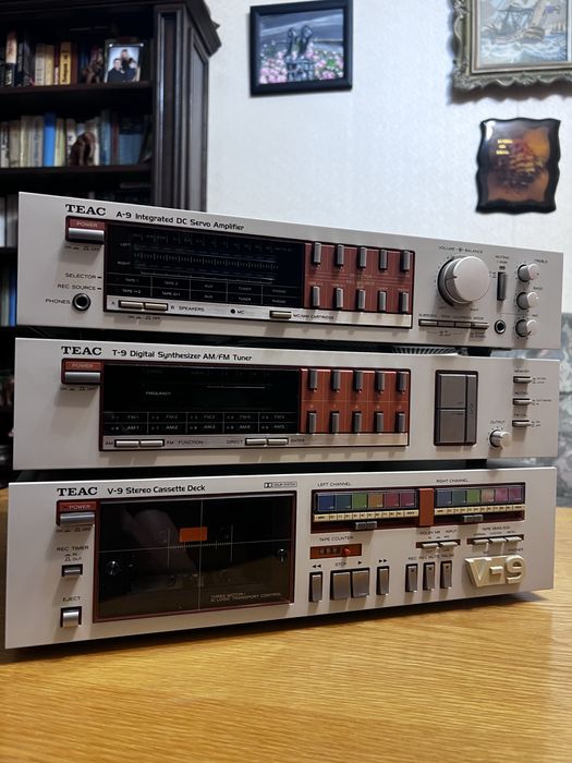 TEAC комплект,усилвател,тунер и дек бутикови оригинални японски