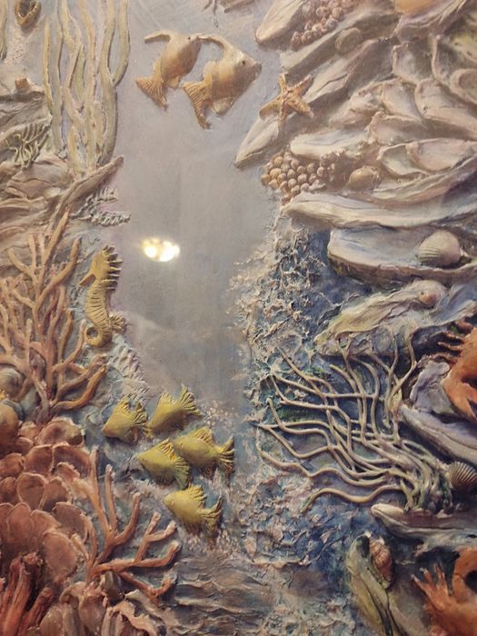 Картина гипсовая «подводный мир»