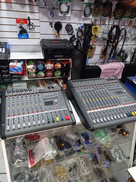 Микшеры DYNACORD YAMAHA BEHRINGER колонки усилители радиомикрофоны.