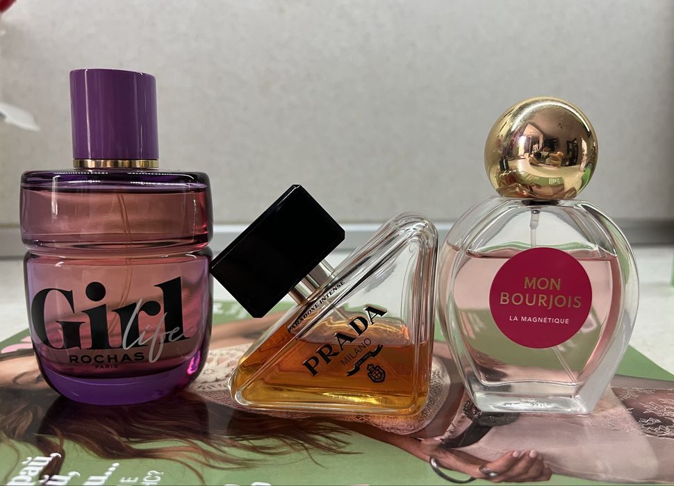 Prada paradoxe intense, Rochas girl, Mon bourjois