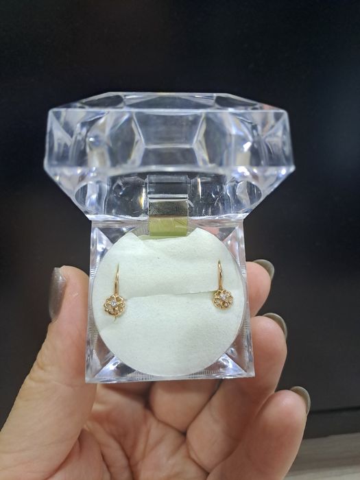 Серёжки золото детские